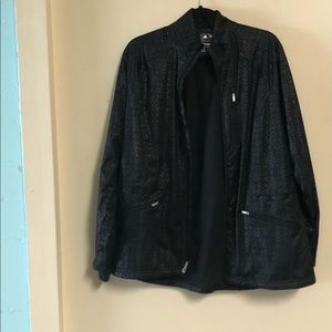 Black Adidas work out jacket